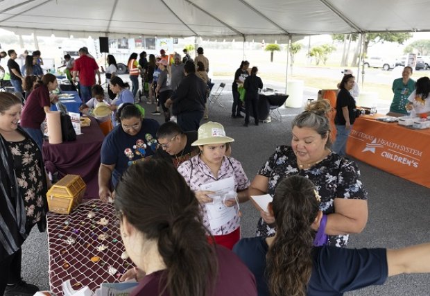 Group Photo from STHS Children's Safe Summer expo