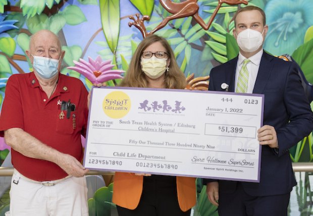 Hospital Receives Generous Donation From Spirit of Children for the Child Life Program