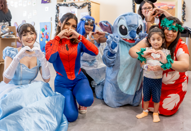 Halloween costumes at STHS Children's Spirit of Children initiative